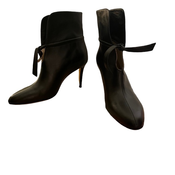 RARE MNZ Maryam Nassir Zadeh Kierra Boots size 41 (US 11) black calfskin - Picture 3 of 16